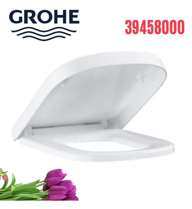 Nắp bồn cầu đóng êm Grohe 39458000