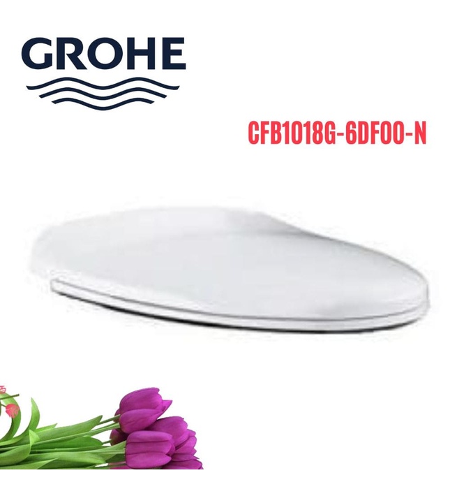 Nắp bồn cầu đóng êm Grohe CFB1018G-6DF00-N