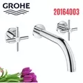Vòi Chậu Lavabo Nóng Lạnh Gắn Tường Đức Grohe 20164003