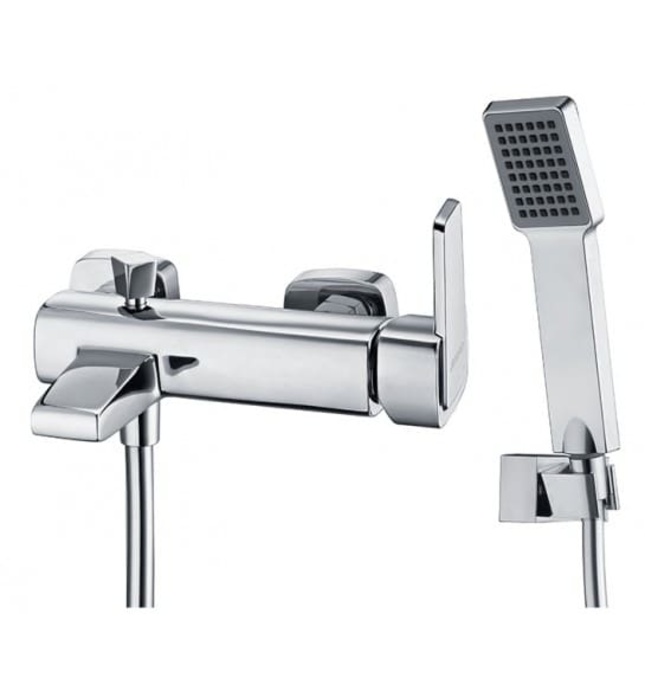 Vòi Sen Tắm Nóng Lạnh Caesar S593C Bát Sen Vuông 1 Chế Độ