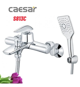 Vòi Sen Tắm Nóng Lạnh Bát Sen Dài 3 Chế Độ Caesar S813C 