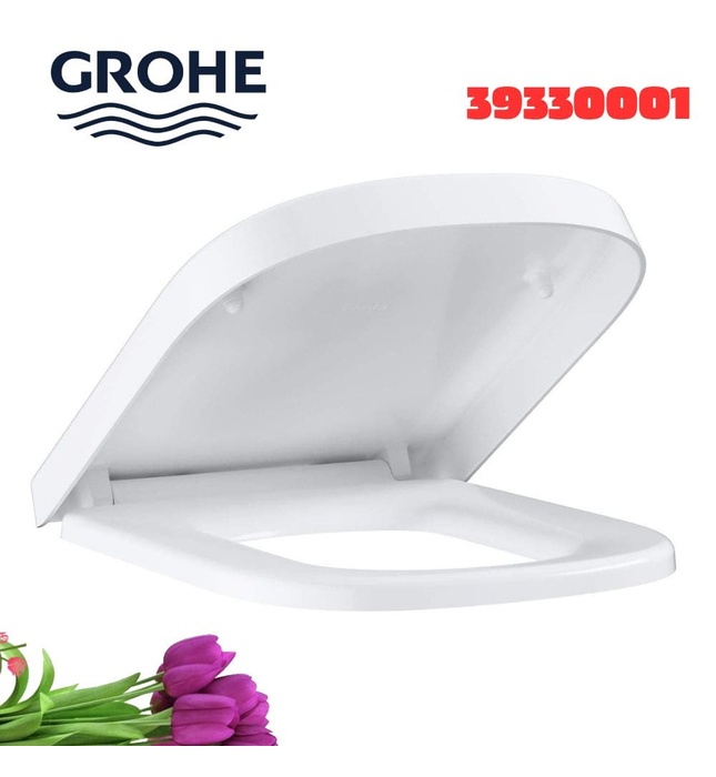 Nắp bồn cầu đóng êm Grohe 39330001