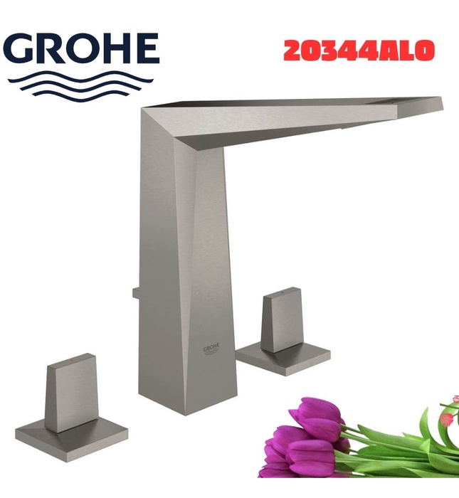 Vòi Chậu Lavabo Nóng Lạnh 3 Lỗ Đức Grohe 20344AL0