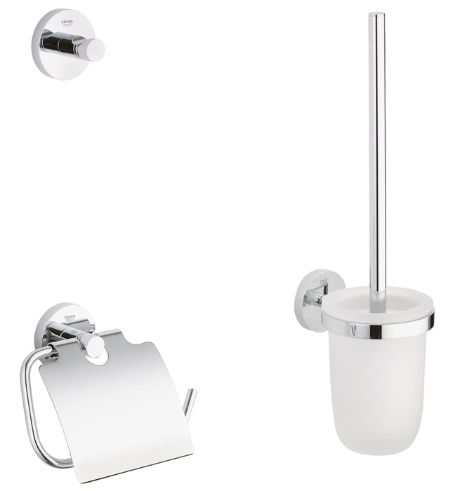 Bộ phụ kiện phòng vệ sinh 3 món Grohe 40407001
