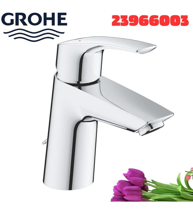Vòi Chậu Lavabo Nóng Lạnh 1 Lỗ Đức Grohe 23966003
