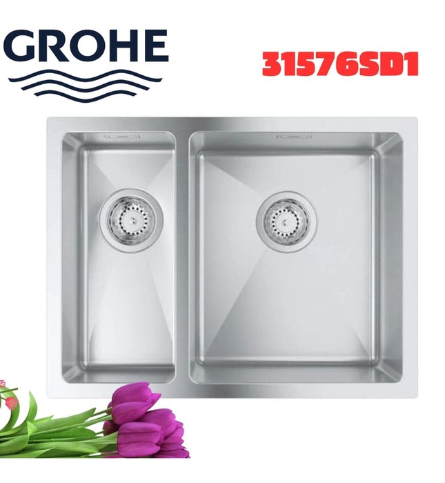 Chậu Rửa Bát 2 Hố Nhập Khẩu Đức Grohe 31576SD1