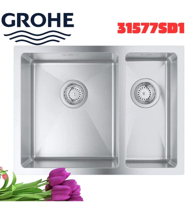 Chậu Rửa Bát 2 Hố Nhập Khẩu Đức Grohe 31577SD1