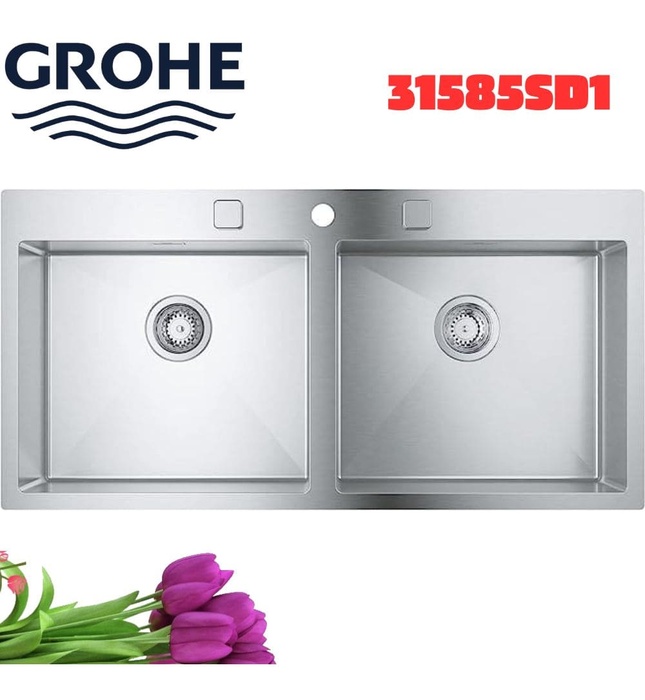 Chậu Rửa Bát 2 Hố Nhập Khẩu Đức Grohe 31585SD1