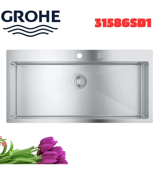 Chậu Rửa Bát 2 Hố Nhập Khẩu Đức Grohe 31586SD1