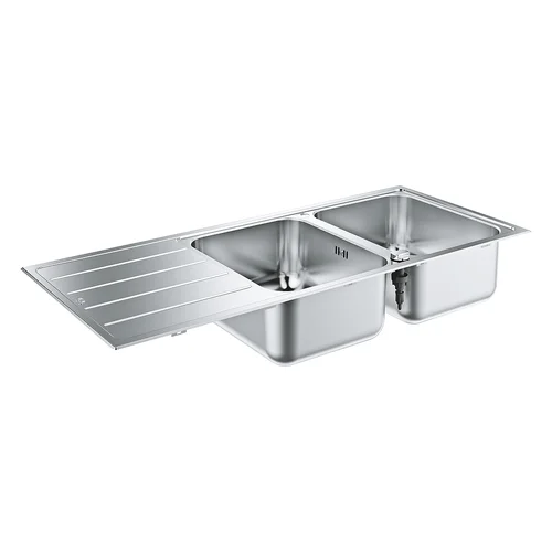 Chậu Rửa Bát 2 Hố Có Bàn Nhập Khẩu Đức Grohe 31588SD1