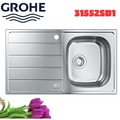 Chậu Rửa Bát 1 Hố Có Bàn Nhập Khẩu Đức Grohe 31552SD1