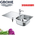 Chậu Rửa Bát 1 Hố Có Bàn Nhập Khẩu Đức Grohe 31565SD1