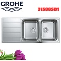 Chậu Rửa Bát 2 Hố Có Bàn Nhập Khẩu Đức Grohe 31588SD1