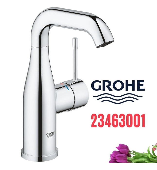 Vòi lavabo nóng lạnh 1 chân GROHE 23463001