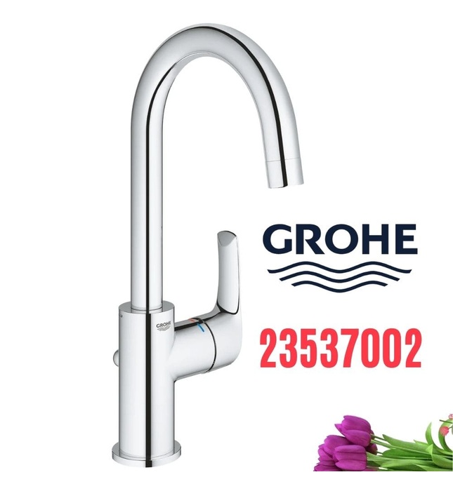 Vòi lavabo nóng lạnh 1 chân hình dấu hỏi Grohe 23537002