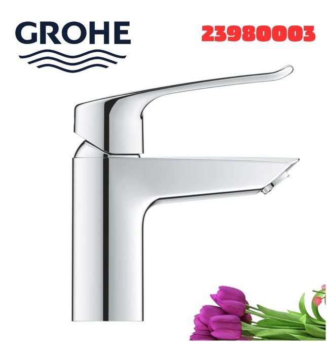 Vòi Chậu Lavabo Nóng Lạnh 1 Lỗ Đức Grohe 23980003