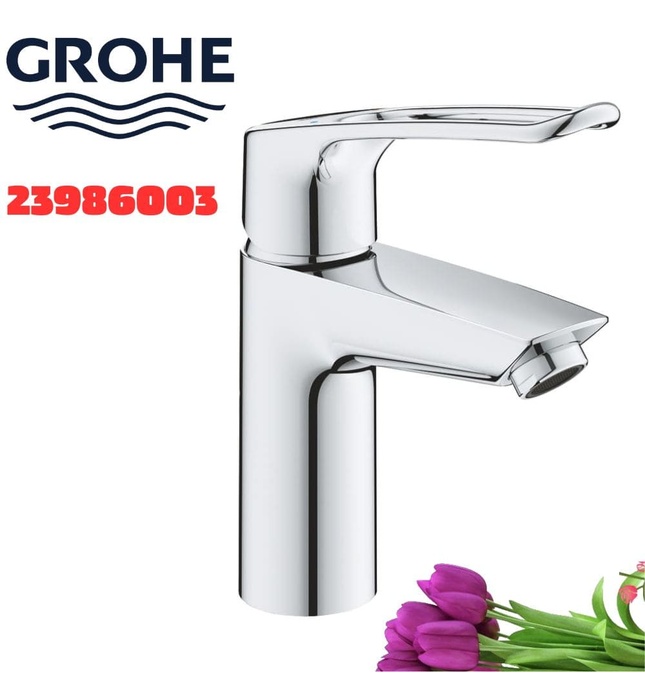 Vòi Chậu Lavabo Nóng Lạnh 1 Lỗ Đức Grohe 23986003