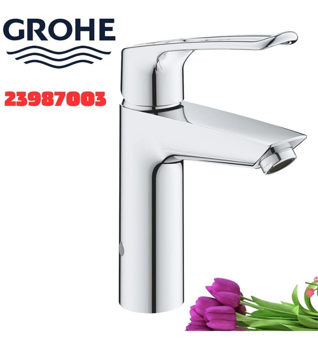 Vòi Chậu Lavabo Nóng Lạnh 1 Lỗ Đức Grohe 23987003