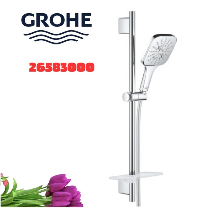 Bộ thanh trượt dây bát sen tắm Đức Grohe 26583000