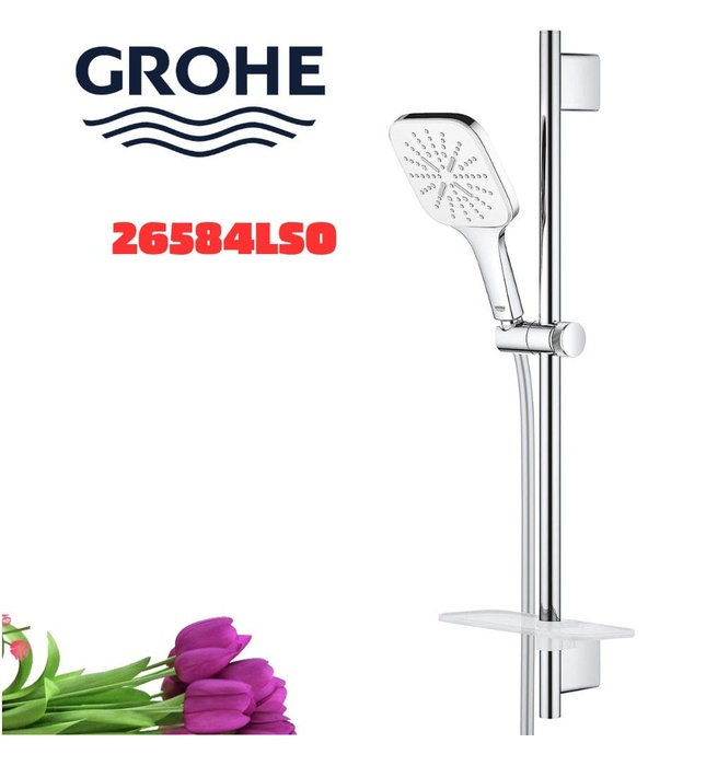 Bộ thanh trượt dây bát sen tắm Đức Grohe 26584LS0