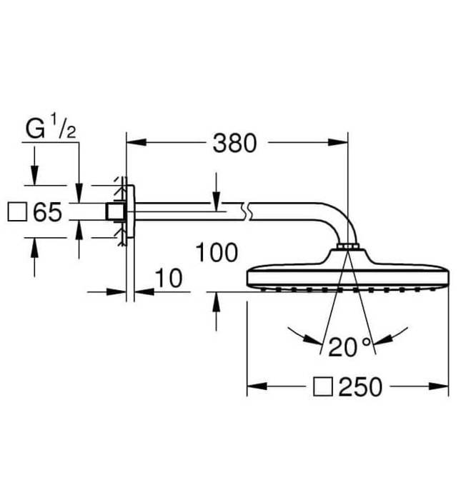 Bát Sen Tắm Gắn Tường Đức Grohe 26663000