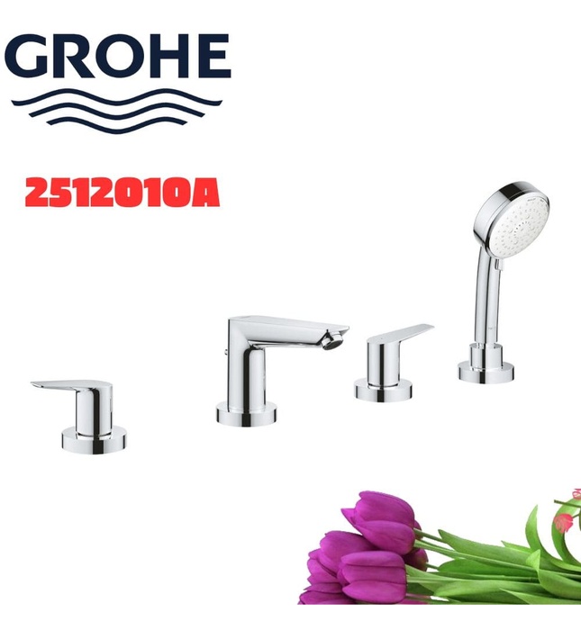 Vòi Xả Bồn Tắm 4 Lỗ Gắn Bồn Đức Grohe 2512010A