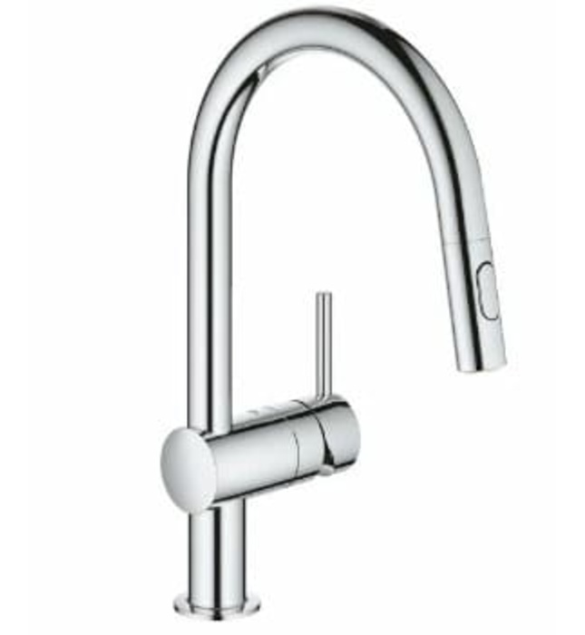 Vòi Chậu Rửa Bát Nóng Lạnh Dây Rút Đức Grohe 32321002