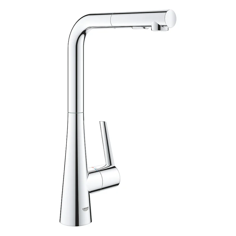 Vòi Chậu Rửa Bát Nóng Lạnh Dây Rút Đức Grohe 32553002