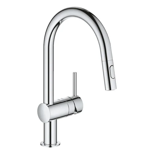 Vòi Chậu Rửa Bát Nóng Lạnh Dây Rút Đức Grohe 32321002