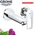 Vòi Chậu Lavabo Nóng Lạnh Gắn Tường Đức Grohe 20289001
