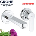 Vòi Chậu Lavabo Nóng Lạnh Gắn Tường Đức Grohe 20474001