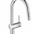 Vòi Chậu Rửa Bát Nóng Lạnh Dây Rút Đức Grohe 32321002
