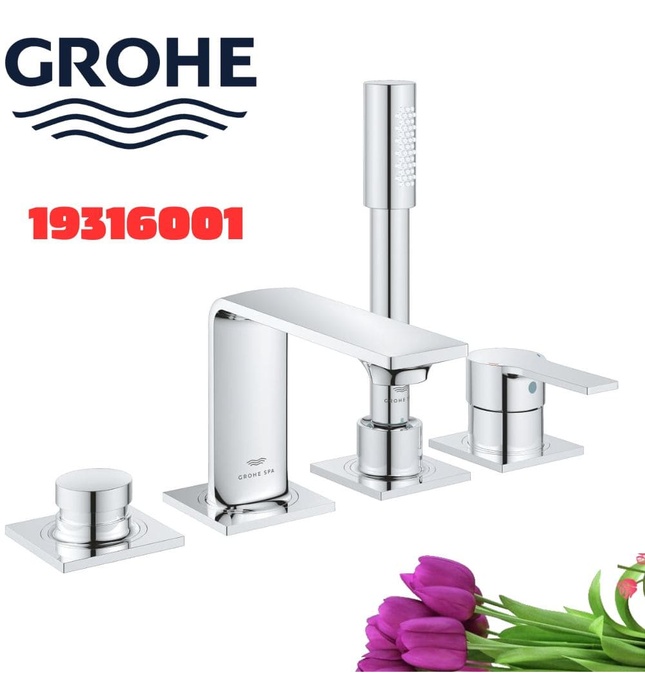 Vòi Xả Bồn Tắm 4 Lỗ Gắn Bồn Đức Grohe 19316001