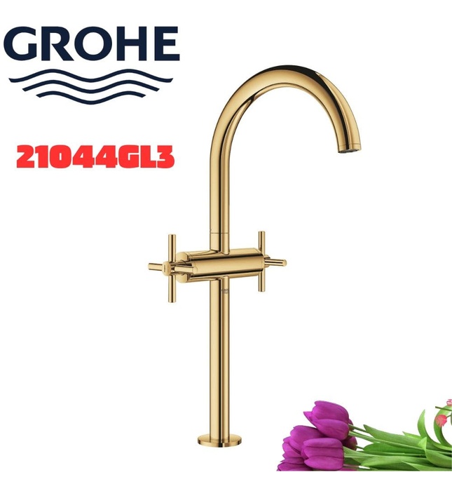 Vòi Chậu Lavabo Nóng Lạnh 1 Lỗ Đức Grohe 21044GL3