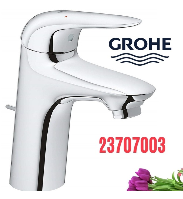 Vòi lavabo nóng lạnh 1 chân thấp Grohe 23707003