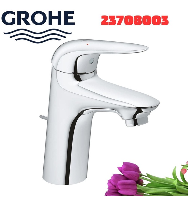 Vòi Chậu Lavabo Nóng Lạnh 1 Lỗ Đức Grohe 23708003