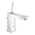 Vòi lavabo nóng lạnh vuông 1 chân thấp Grohe 23657000