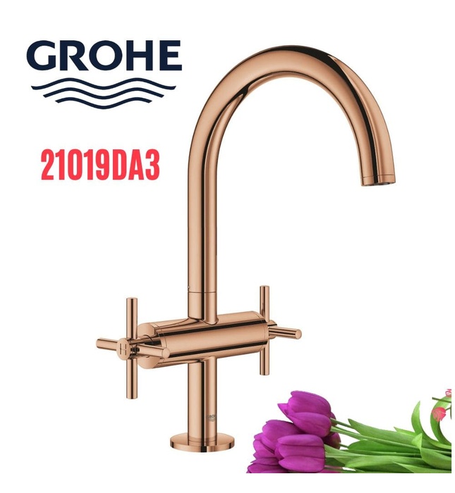 Vòi Chậu Lavabo Nóng Lạnh 1 Lỗ Đức Grohe 21019DA3