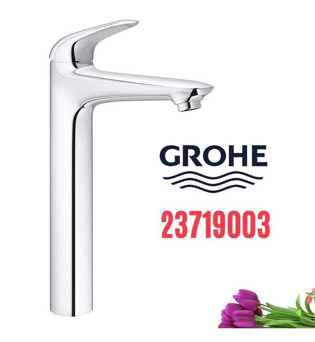 Vòi lavabo nóng lạnh 1 chân cao Grohe 23719003