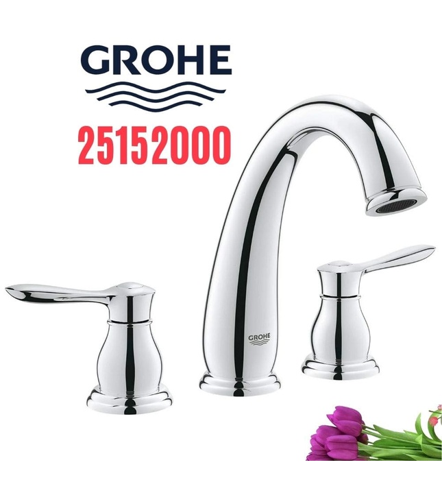 Vòi Chậu Lavabo 3 Lỗ Nóng Lạnh Grohe 25152000