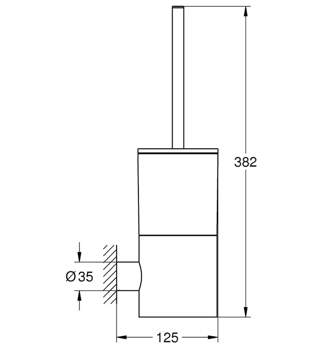 Giá Chổi Tolet Nhập Khẩu Đức Grohe 40314GL3