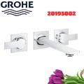 Vòi Chậu Lavabo Nóng Lạnh Gắn Tường Đức Grohe 20193002