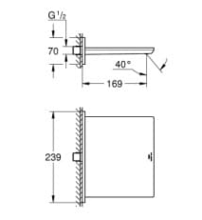 Vòi Tắm Gắn Tường Đức Grohe 13317GN1
