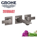 Vòi Chậu Lavabo Nóng Lạnh Gắn Tường Đức Grohe 20189A02