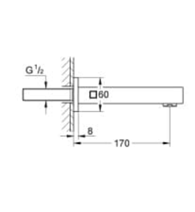 Vòi Tắm Gắn Tường Đức Grohe 13303AL0