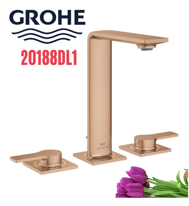 Vòi Chậu Lavabo Nóng Lạnh 3 Lỗ Đức Grohe 20188DL1