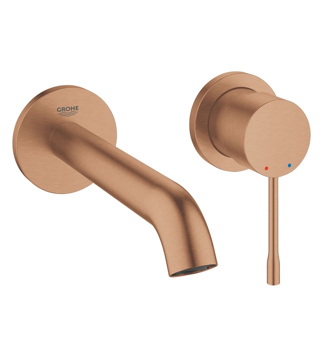 Vòi Chậu Lavabo Nóng Lạnh Gắn Tường Đức Grohe 19408DL1