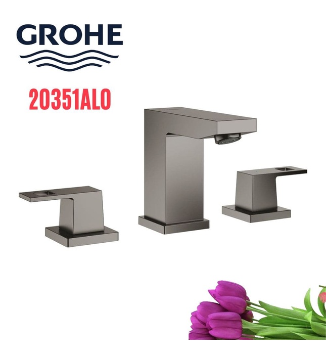 Vòi Chậu Lavabo Nóng Lạnh 3 Lỗ Đức Grohe 20351AL0