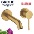 Vòi Chậu Lavabo Nóng Lạnh Gắn Tường Đức Grohe 19408GN1