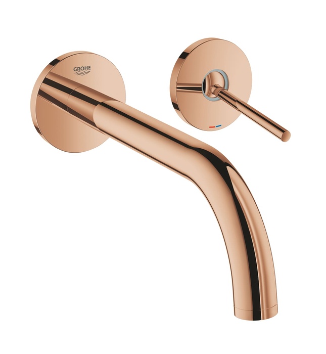 Vòi Chậu Lavabo Nóng Lạnh Gắn Tường Đức Grohe 19918DA3